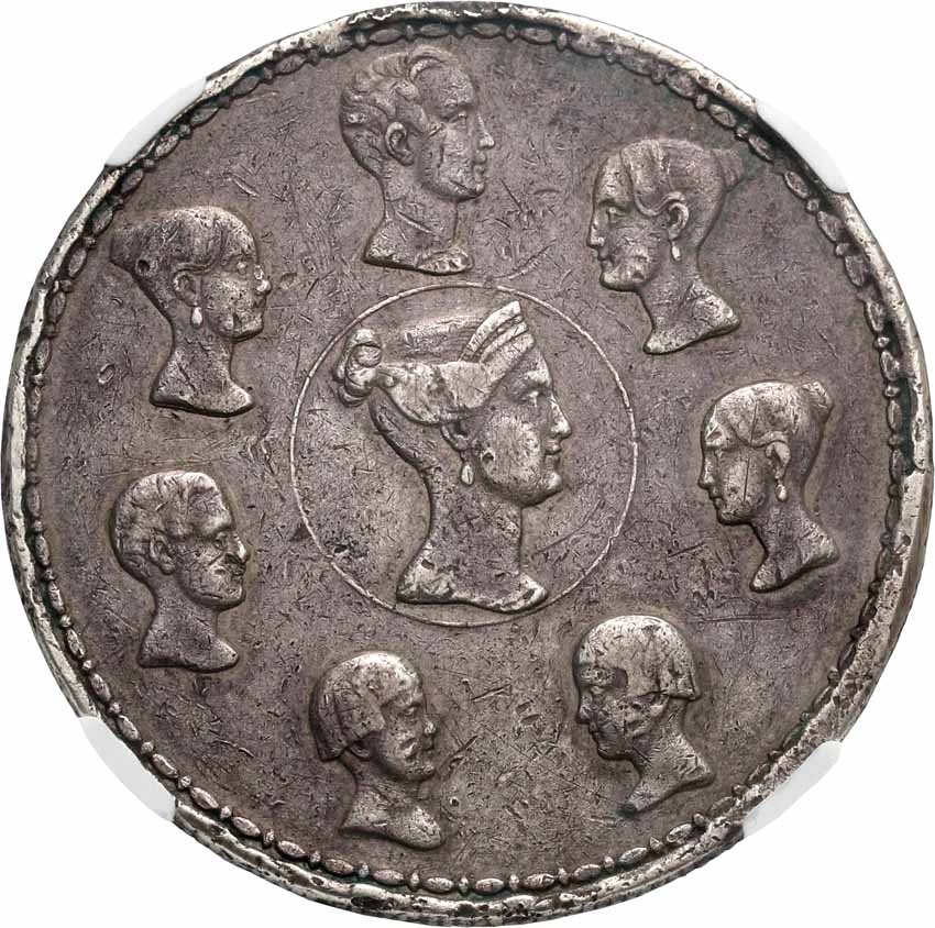 Królestwo Polskie, Mikołaj l. Rubel familijny - 10 złotych 1836, Petersburg, NGC VF DETAILS